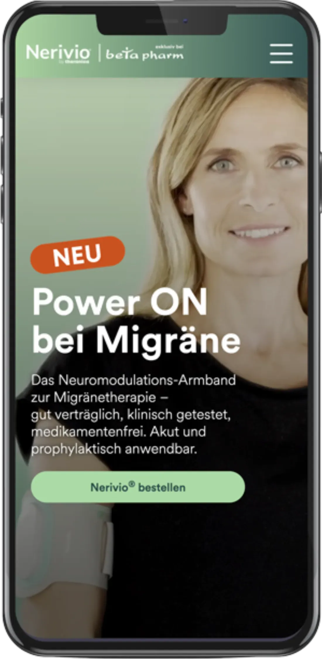 Deutsche Produkt-Website